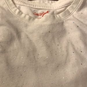 Long sleeve girls sparkle top